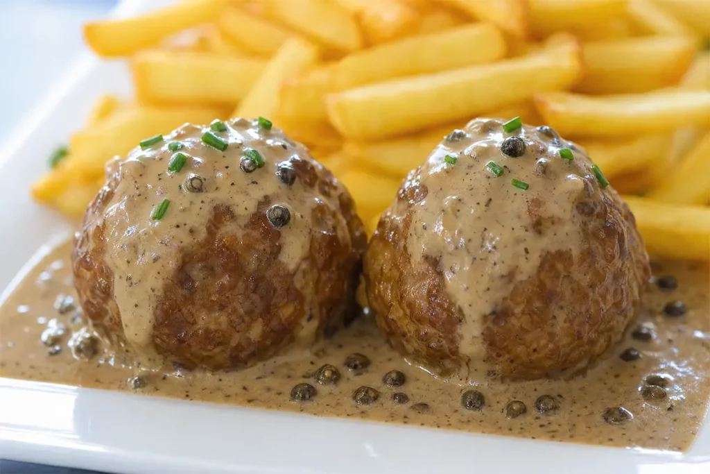 Boulets sauce poivre