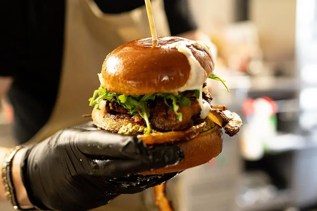 Burger croustillant